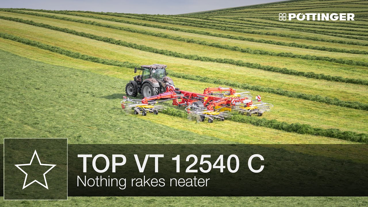 TOP VT 12540 C Four-rotor rakes – Highlights | PÖTTINGER