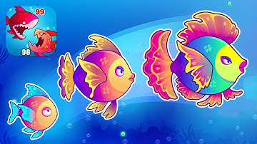 ✅ Eat Fish.IO - HUNGRY FISH 🐳 Gameplay | ALL LEVELS #8