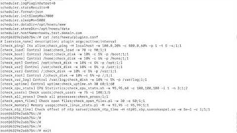 Monitor docker containers with HowRU
