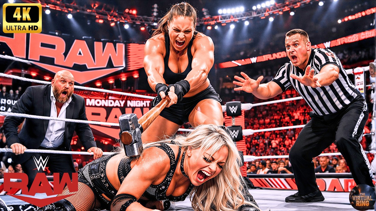 Ронда Роузи против Лив Морган • WWE RAW • 28 февраля 2026 г. 👊 #rondarousey #livmorgan