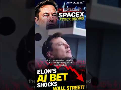 SpaceX SHOCKS Investors! Elon Musk's AI Gamble Sends Stock Tumbling | Breaking News