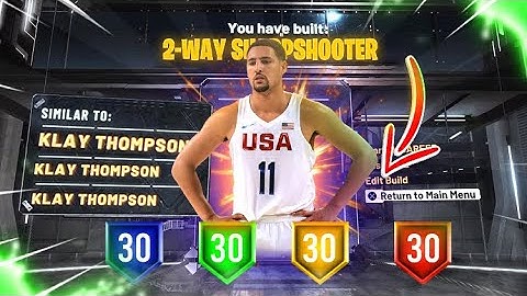 BEST TWO WAY SHARPSHOOTER BUILD ON NBA 2k21