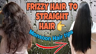 मानसून ☔ घुंघराले बालों का समाधान 😍बिना गर्मी 🔥 के प्राकृतिक रूप से सीधे और रेशमी बाल पाएँ 🌿 screenshot 5