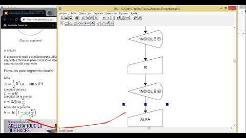 DFD ÁREA SEGMENTO CIRCULAR