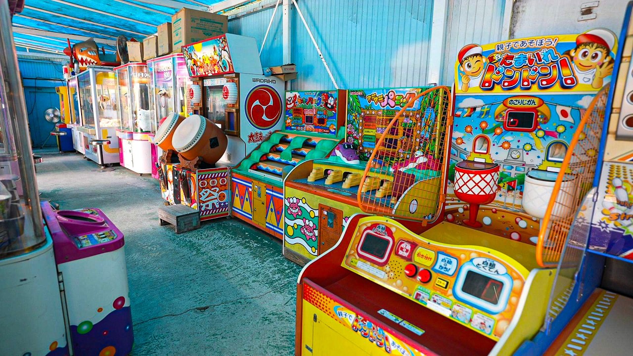 大自然の中にある90年代のドリームコア感あふれるゲームセンター「こども遊園地」群馬県伊香保グリーン牧場