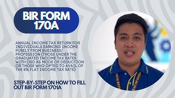 STEP-BY-STEP ON HOW TO FILL OUT BIR FORM 1701A | #taxfiling