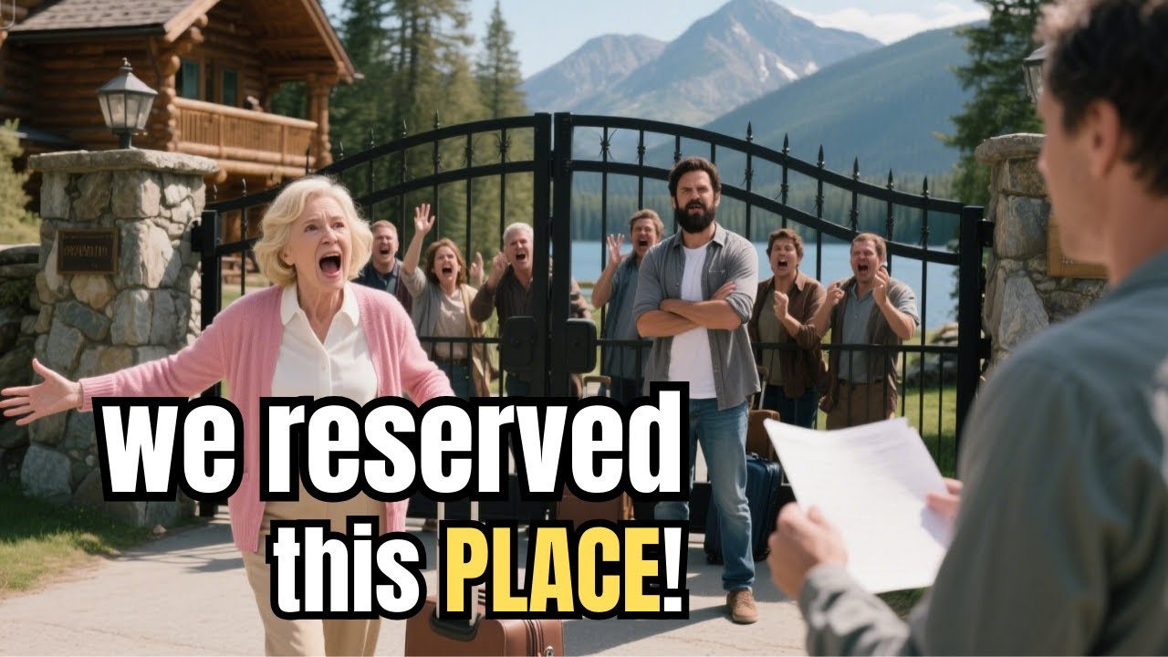HOA Karen Claimed She Reserved My Cabin for 100 Guests — So I Shut the Gate and Humiliated Her!