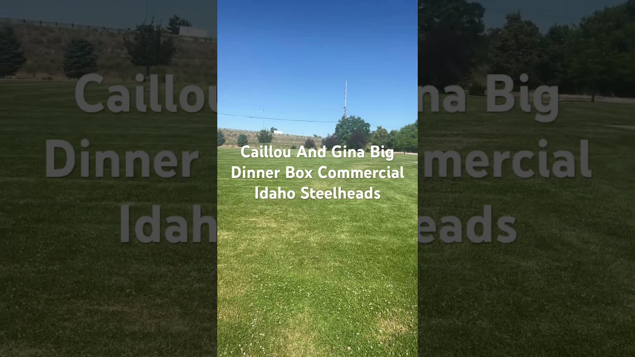 Caillou And Gina Big Dinner Box Commercial Idaho Steelheads