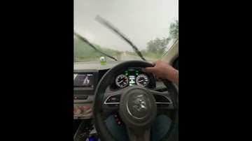 Please keep on hazard lights on while heavy rain #viral #youtube