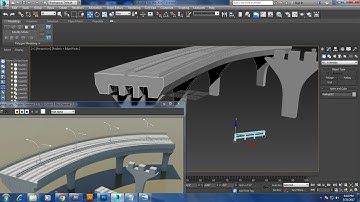 Tutorial on modeling a highway road bridge in 3dsmax.