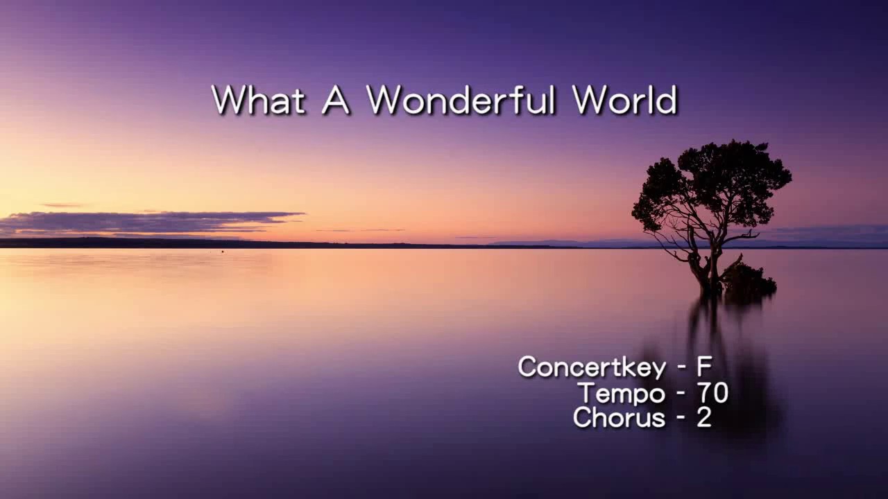 What A Wonderful World ( Louis Armstrong V ) - ( C instrument