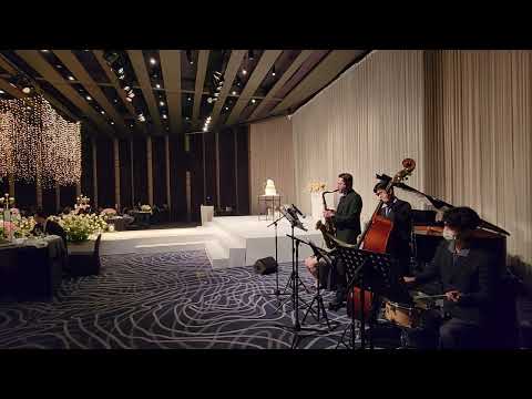 웨스틴조선호텔 웨딩연주 Moon river 재즈4중주 결혼식연주