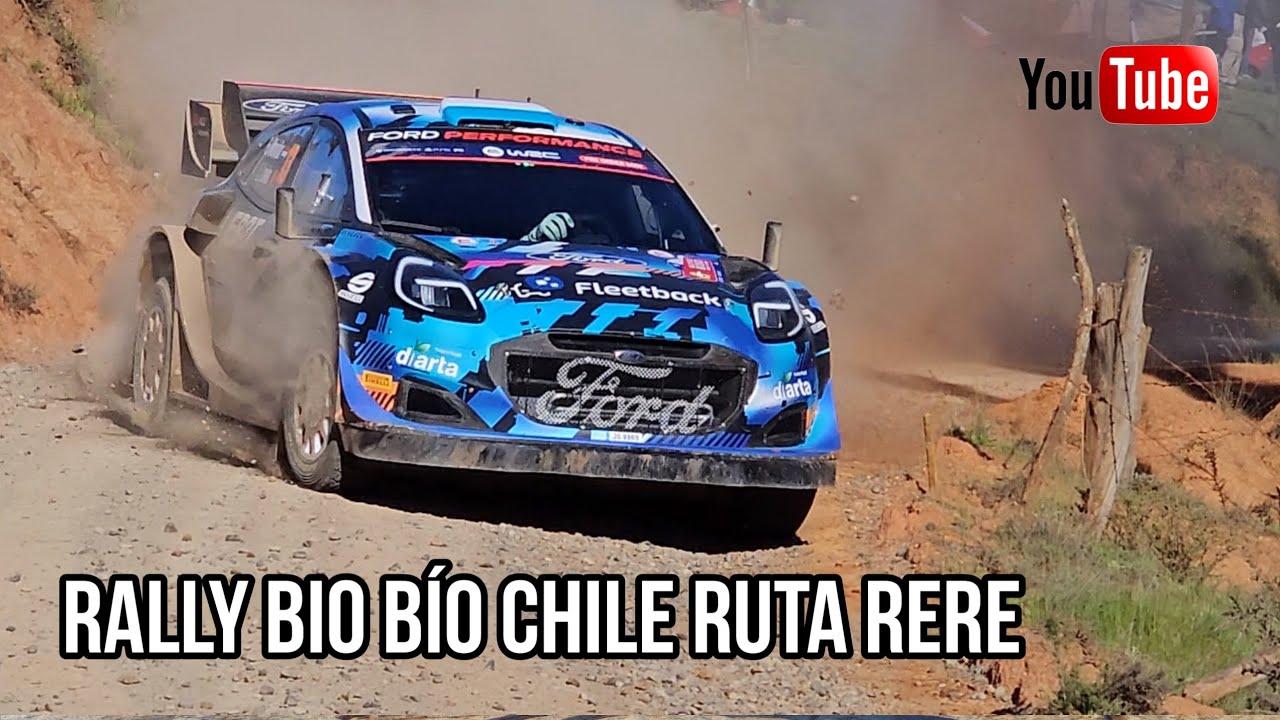 Rally Mundial Bio Bío Chile WRC Ruta Rere cómo es  la pista que recorren Pilotos de alto Nivel