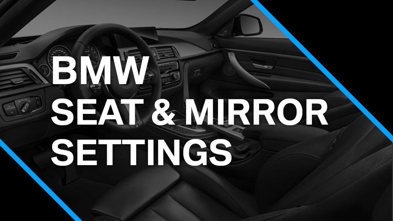 How To Adjust BMW 4Series Gran Coupe Side Mirrors & Seat Preferences