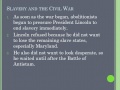 The Impact of Slavery on the Civil War and the Emancipation Proclamation