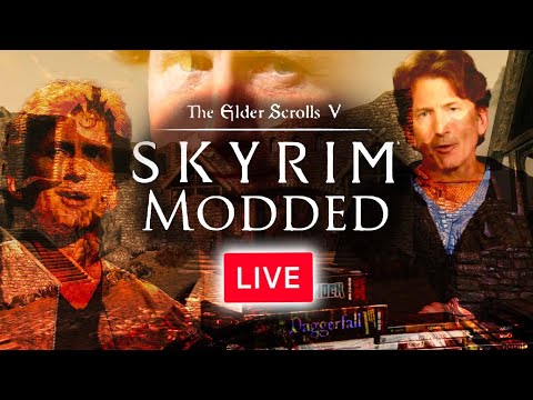 SKYRIM WITH 1000 MODS IS INSANE -  Perfectly Balanced Hardcore Skyrim Challenge #live