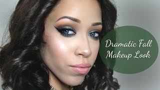 Dramatic Fall Makeup Look | JustJasmine24