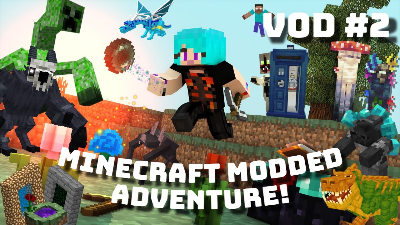 Making A Starter Base! - Minecraft Modded Adventure | VOD #2 - YouTube