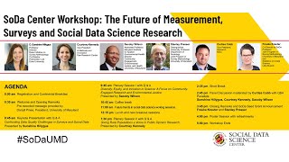 Panel discussion: The Future of Measurement, Surveys and Social Data Science Research | UMD iSchool