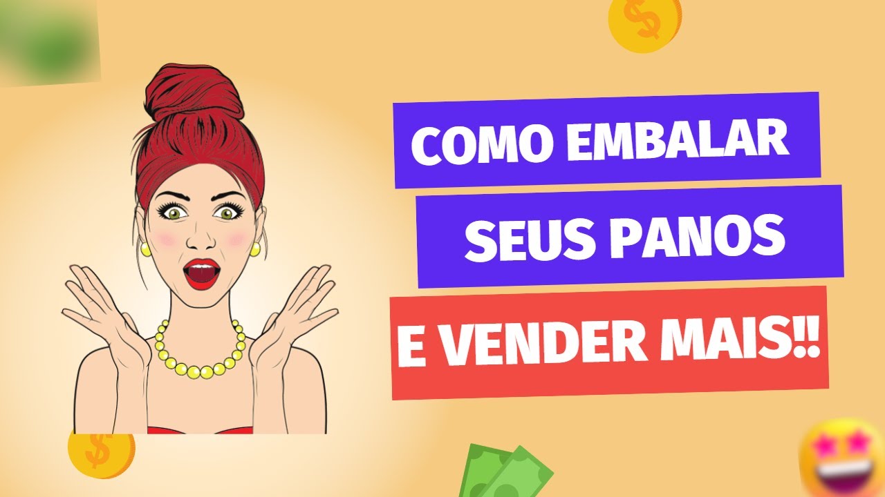 Como embalar panos de prato e aumentar as vendas!!