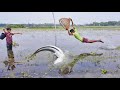 Traditional Polo Fishing😕Rural boys Catch Fish With Bamboo Tools Polo Trap😍Best Jumping Fishing#Fish