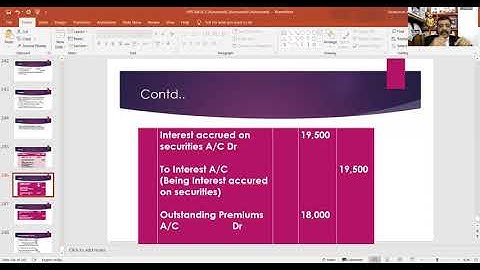 Final Accounts of Insurance Companies