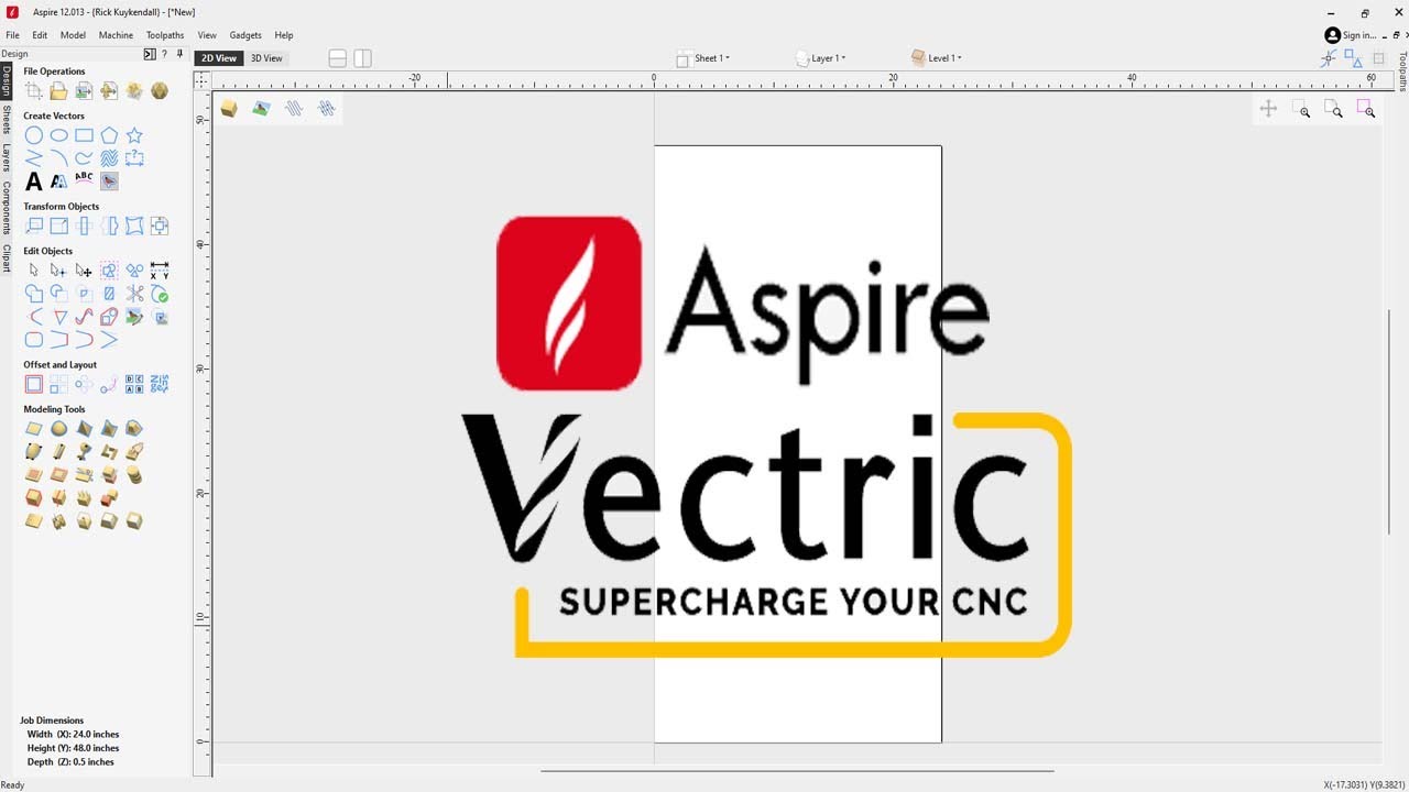 Vectric Aspire V12.0.13 With Extras Cliparts Module Full Version Last ...