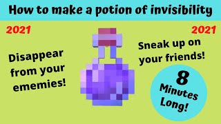 How to make a potion of invisibility