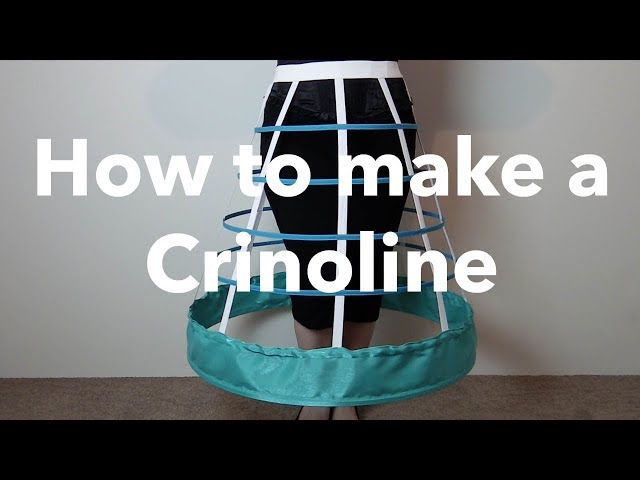 How to make a Crinoline / Hoop Skirt (Tutorial) class=