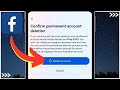 How to delete facebook account permanently new update
