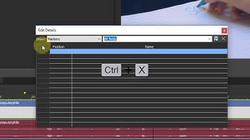 Vegas Pro: Renumber markers