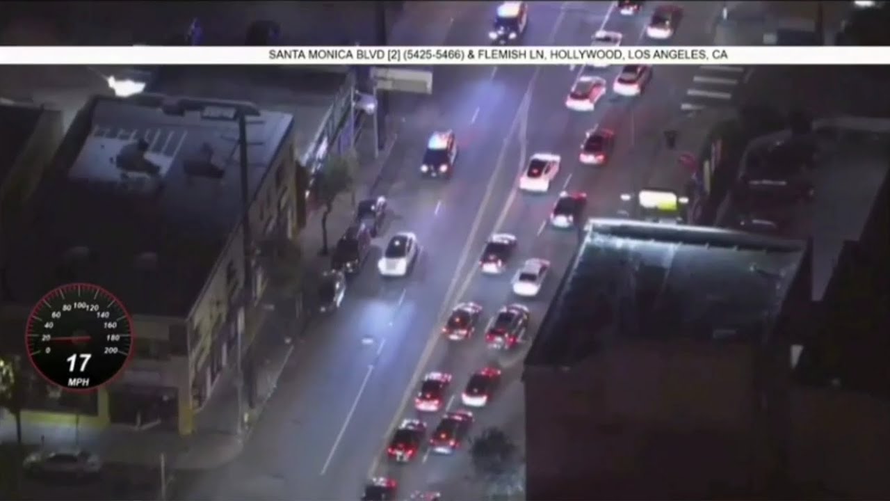 Stop and go police chase of DUI suspect in Tesla; Driver slams into ...