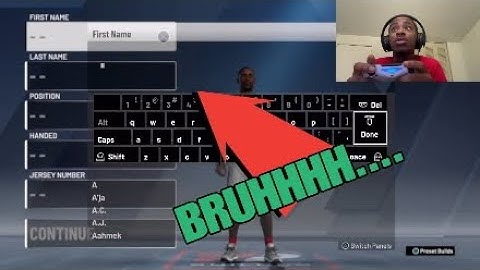2K SUPPORT TELLS ME HOW TO FIX MY NAME!! NBA 2K20