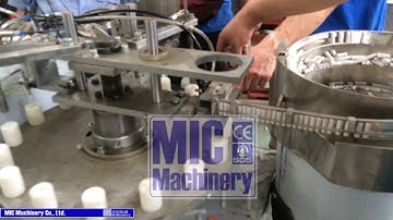 MIC Small Dose Filling Glue Filling Outer and Inner Cap Capping Machine