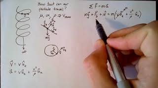 Particle Kinetics Example - Particle on a Helix