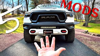 2019 RAM 5 MODS I CAN'T LIVE WITHOUT