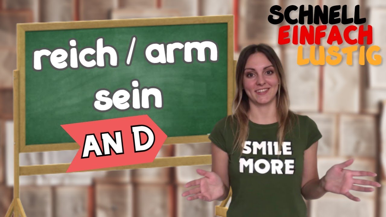 REICH/ARM SEIN AN DATIV ПРИМЕРЫ УПРАВЛЕНИЕ ГЛАГОЛОВ В НЕМЕЦКОМ YouTube