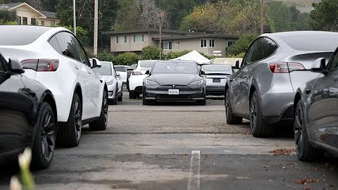 Tesla Stock Falls After Sales Drop for First Time in a Decade