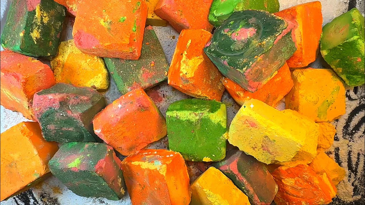 1 Hour 🎧 Long One Crush Compilation Gym Chalk Crush Asmr @ASMRgymchalkIndonesia 