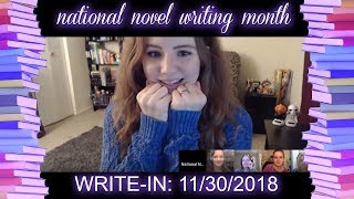 NaNoWriMo Virtual Write-In hosted by WordNerds 11/30/18
