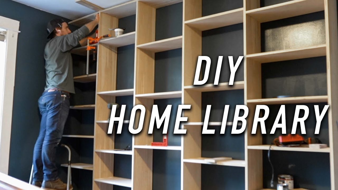 We Built This MASSIVE 3 Wall Bookshelf Simple Design YouTube We Built This MASSIVE 3 Wall Bookshelf Simple Design YouTube