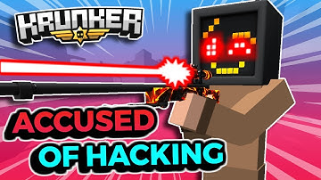 ACCUSED of HACKING in KRUNKER! (AIMBOT?)