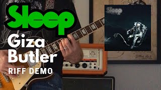 matt pike - sleep - giza butler riffs