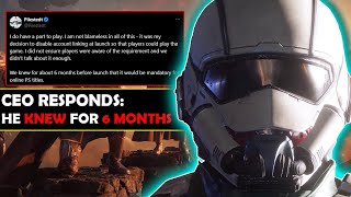 CEO of ARROWHEAD Responds to Helldivers 2 Catastrophe - SONY Contract - DELISTED OFF STEAM