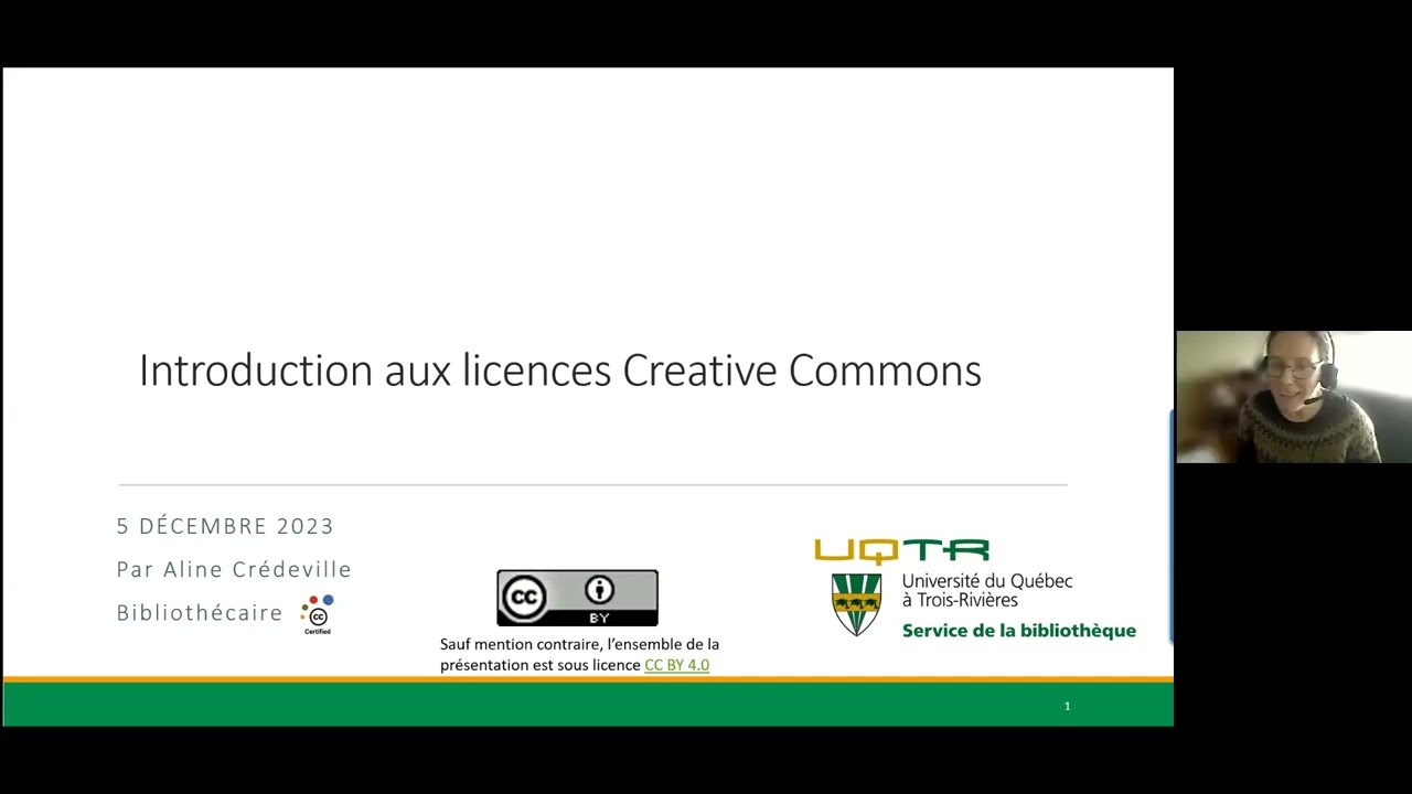 Introduction aux licences Creative commons pour les bibliothécaires