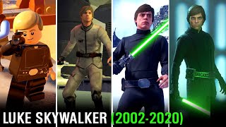 Evolution of Luke Skywalker In Star Wars Games 2002 - 2020