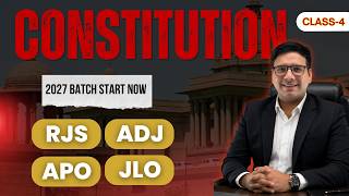 Constitution Class by Prateek Sir | Best Technique for Study | RJS 2027 Preparation