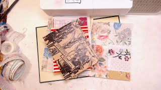 Hidden Spine Tutorial Part 2 - Junk Journal #38 Process Video Part 2