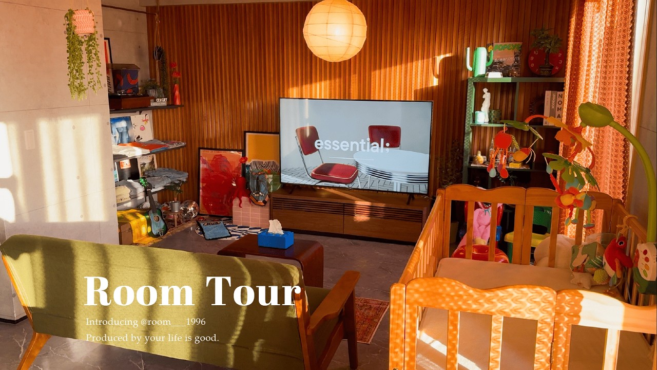 ルームツアー】カラフル×古着屋風インテリアのお部屋づくり｜和室を