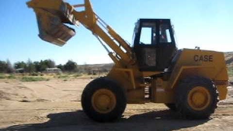 Start up procedures Case wheel loader
